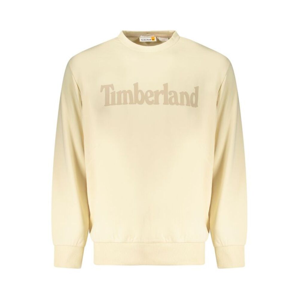 Timberland Beige Cotton Men Men's Sweatshirt